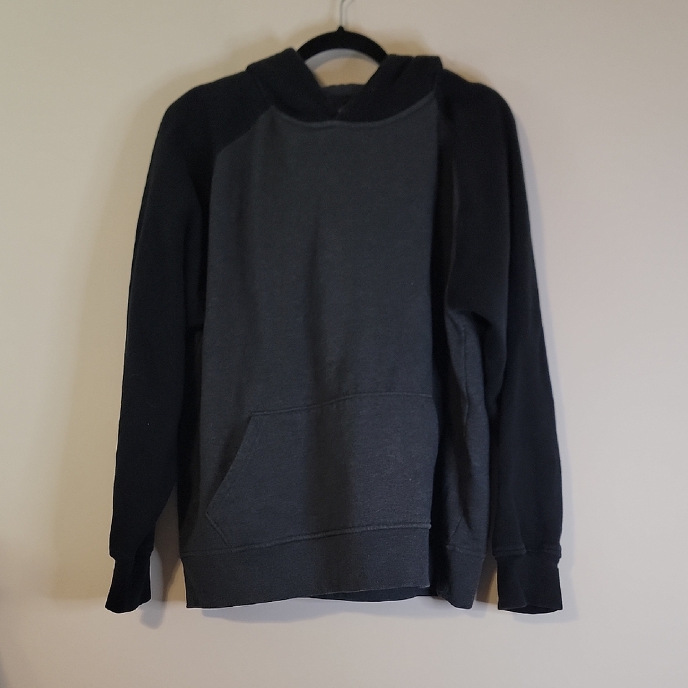 Russell Athletic Black Hooded Pullover with Logo